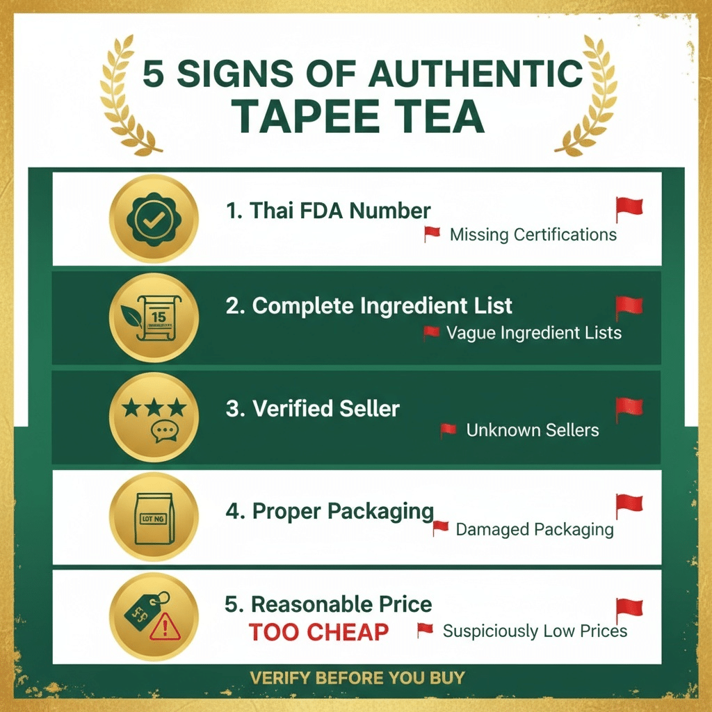 Verify tapee tea