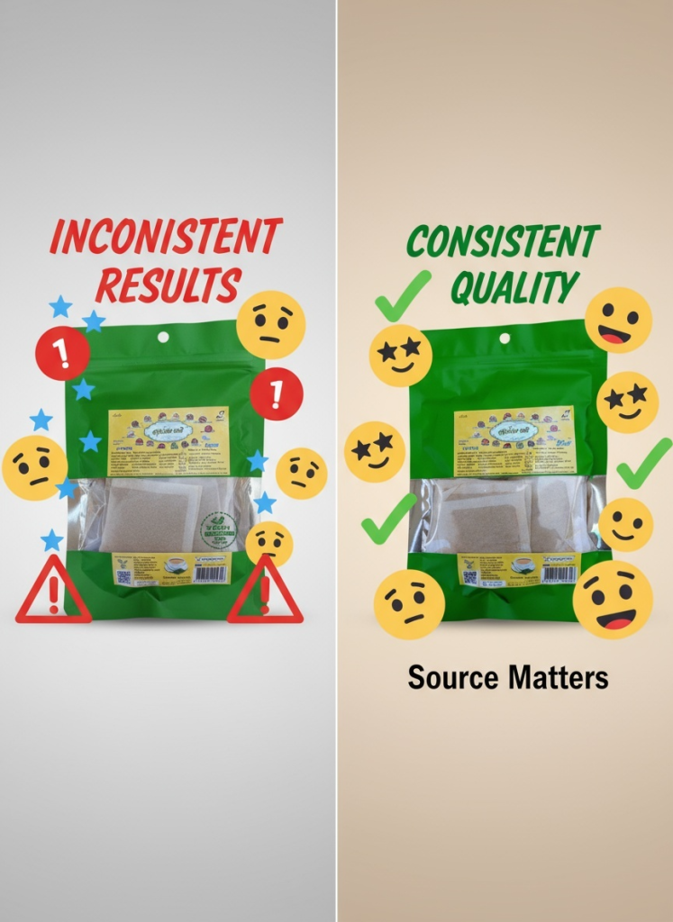 Check the quality of tapee tea