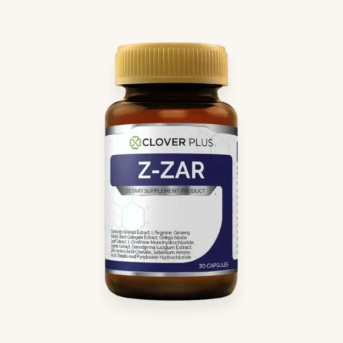 Clover Plus Z-ZAR - Men's Vitality Supplement with Cordyceps & Ginseng