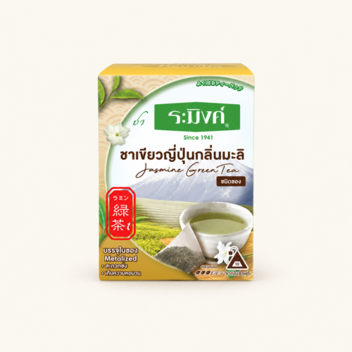 Jasmine Green Tea, 10 Pyramid Bags (18 g) — Raming — 18 g retail box