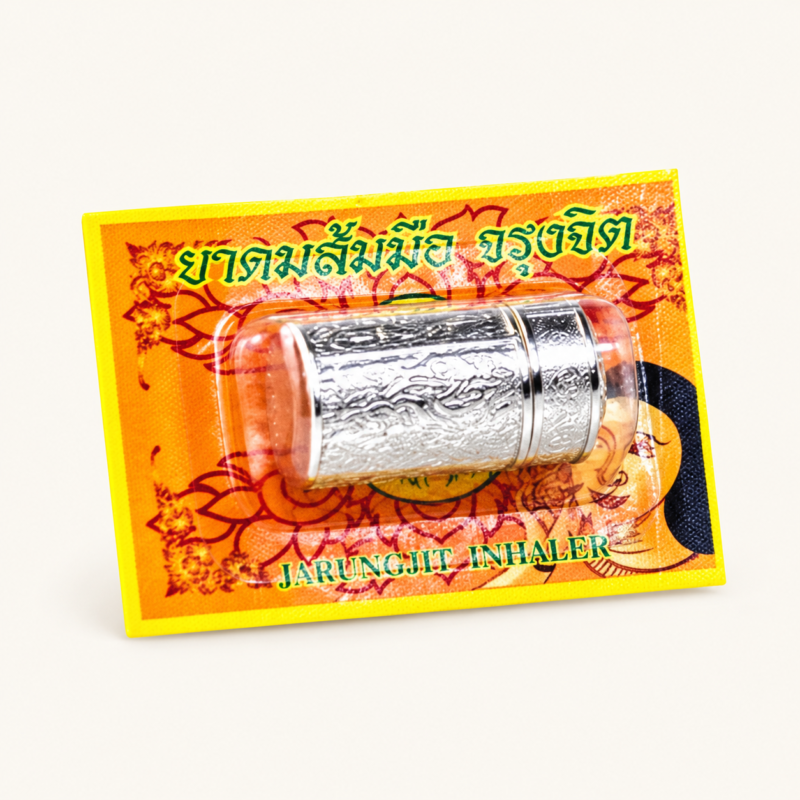 Fingered Citron Herbal Inhaler, Silver — Siribuncha Jarungjit