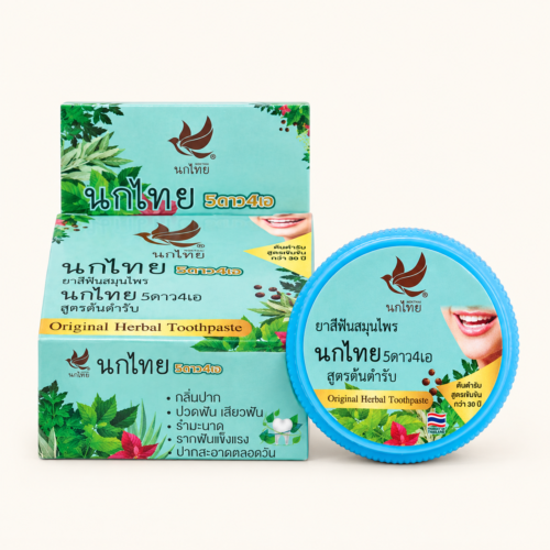 Original Herbal Toothpaste, 25 g — NOKTHAI 5 Star 4A