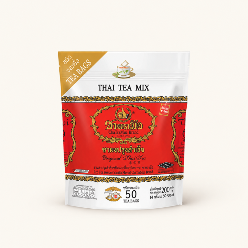 ChaTraMue Original Red, 50 tea bags, 200 g refill pouch